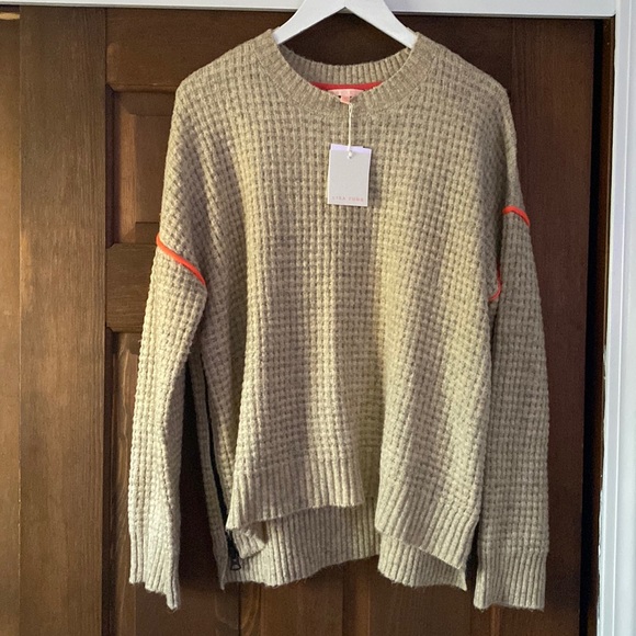 NWT Lisa Todd stitch me sweater in oat medium - Picture 1 of 7